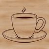 Beautiful SVG Cup Clip Art A simple outline illustration of a teacup, ideal for clip art and vector design projects.