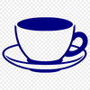 Free Vector Tea Mug Art Teacup illustration with ornate details, suitable for vector design and commercial use.