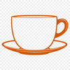 Free Vector Teacup Clip Art A simple vector illustration of a teacup, ideal for clip art and design projects.