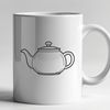 Beautiful SVG Design for Tea Lovers A free SVG teapot design available for personal or commercial use.