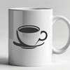 Beautiful SVG Teacup Illustration A detailed illustration of a teacup suitable for vector art designs.