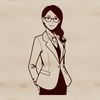 Classroom Teacher Silhouette A professional woman standing in front of a classroom, serving as an educator and role model for students.