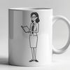 Elegant Educator Vector Icon A vector graphic representation of a teacher figure, suitable for educational purposes.