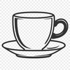 Beautiful Hand-Drawn Teapot Design A high-quality vector illustration of a traditional teacup, suitable for cutting machines and craft projects.