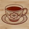 Tea Time Illustration Vector Vector illustration of a teacup, ideal for digital designs and crafts.