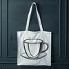 Beautiful Hand-Drawn Teacup Design A delicate hand-drawn teacup design suitable for vector art projects.