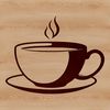 Whimsical Vector Tea Cup Design A detailed vector illustration of a teacup with a handle and saucer.