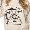 A high-resolution illustration of a classic telephone in vector format.