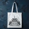 Sacred Temple Details in SVG Format Buddhist temple architecture design with intricate details and ornate features.