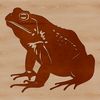 Cute Toad Clip Art Image A digital illustration of a toad, suitable for vector art design.