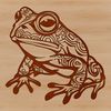A detailed illustration of a toad in various poses, suitable for crafting with a cutting machine.