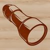 Vector Torch Design A vector illustration of a torch, often used for outdoor activities like camping and hiking.