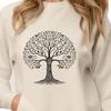 Beautiful Vector Tree Design A stylized illustration of a tree, suitable for vector design and cutting machine projects.
