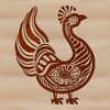 Colorful Turkey Silhouette SVG Art A stylized illustration of a turkey in various poses and colors, suitable for farm-themed designs.