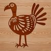 Stylized Thanksgiving and Holiday Decorations Illustration A stylized illustration of a farm animal commonly associated with Christmas and the holiday season.