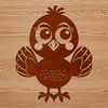 Stylized Domestic Turkey Illustration A stylized illustration of a domesticated turkey, suitable for various designs and crafts.