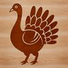 A digital illustration of a farm animal commonly raised for meat during the Christmas season.