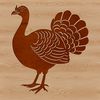 Gobble Up This Free Turkey Vector A illustration of a turkey in various poses for design purposes.