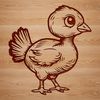 Beautiful Cartoon Turkey on Grass A realistic illustration of a domesticated turkey standing on grass.