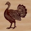 Beautiful Turkey Image for Download A stylized illustration of a turkey in vector format.