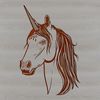 Whimsical Fairy Tale Creature Design A vector illustration of a unicorn with a fantastical, fairy tale-inspired design, suitable for various digital applications.