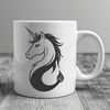 Merhorse SVG Clipart for Free Download A mythical creature with the upper body of a mermaid and the lower body of a horse, created as vector art.