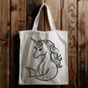 Mythical Mermaid Hybrid Illustration Vector illustration of a Unimaid, a mythical creature with mermaid-like features.