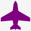 A stylized vector graphic of an aeroplane soaring through the sky.