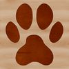 Free SVG Clip Art for Crafting and Design Vector design featuring detailed depictions of multiple animal paws.