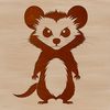 Wildlife Illustration - Brushtail Possum A detailed illustration of a wild animal, the common brushtail possum.