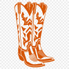 Vector illustration of a pair of cowboy boots