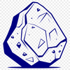 Vector Rock Design Element A high-quality digital representation of a rock in vector format.