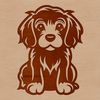 Free Cocker Spaniel Clip Art Image A sitting Cocker Spaniel breed dog illustration in vector format.