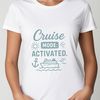 Cruise Vacation Inspiration A colorful illustration of cruise vacation quotes in a vector format.
