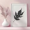 Beautiful Isolated Leaf Design in Vector Format An isolated leaf design created using scalable graphics technology (SVG).
