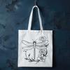 Beautiful Flying Insect SVG Design A detailed illustration of a dragonfly perched on a floral pattern.
