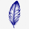 An individual feather depicted as a scalable graphic element.