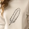 Free SVG Clip Art for Digital Crafting A free vector illustration of a feather designed for digital crafting and cutting machine use.