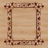 Floral frame design for SVG files, ideal for cutting machines like Cricut.