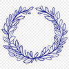 A floral SVG design featuring a decorative wreath made up of intricate patterns.