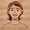 Free Vector Art Woman Clipart for Commercial Use A stylized illustration of a female figure suitable for vector design and cutting machine projects.