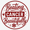 SVG quote design featuring a cancer survivor's message.