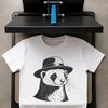 Free Vector Hat Design A stylized illustration of a ferret with a hat.