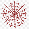 A detailed illustration of a spider web made up of intricate threads.