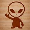 An extraterrestrial being from a science fiction universe, created as a vector graphic for commercial or personal use.