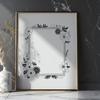 Beautiful Decorative Frame SVG Clip Art A decorative frame design with floral patterns, suitable for vector art projects.