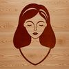 A stylized illustration of a woman, suitable for commercial or personal projects.