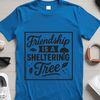 Inspirational Friendships Quotes SVG Inspirational quote about the value of friends in a modern sans-serif font style.