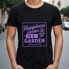 A collection of gardening-themed quotes in a clean vector format.