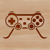 Vector Art Gamepad Design A detailed digital illustration of a standard game controller layout, suitable for vector art and design projects.